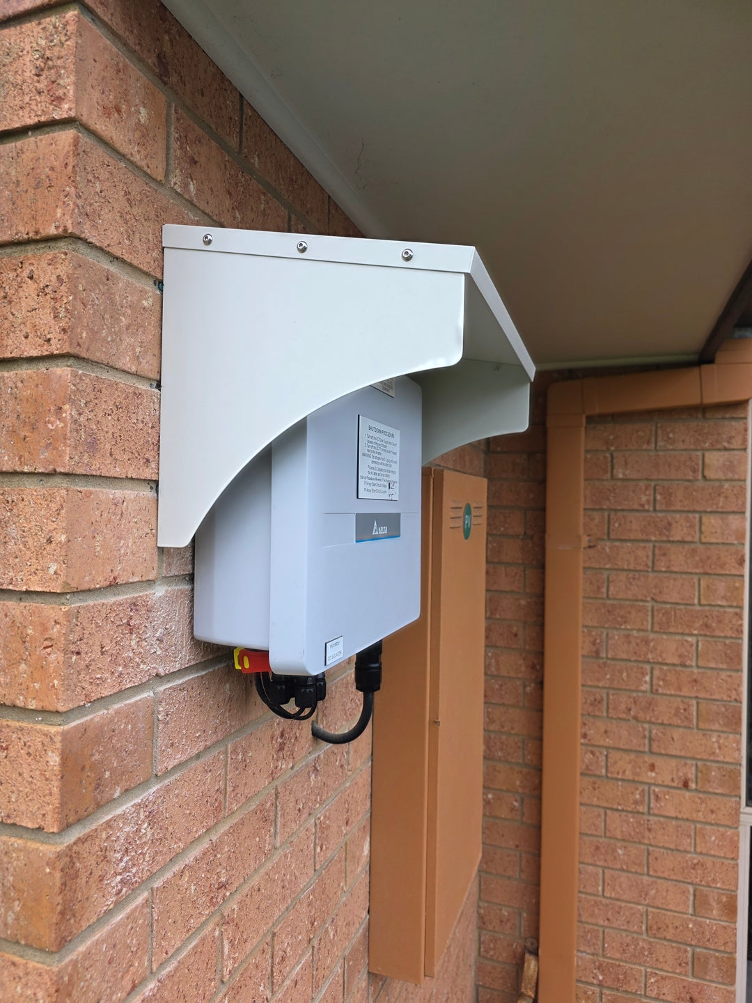 EV Charger Cover installed - customer photo