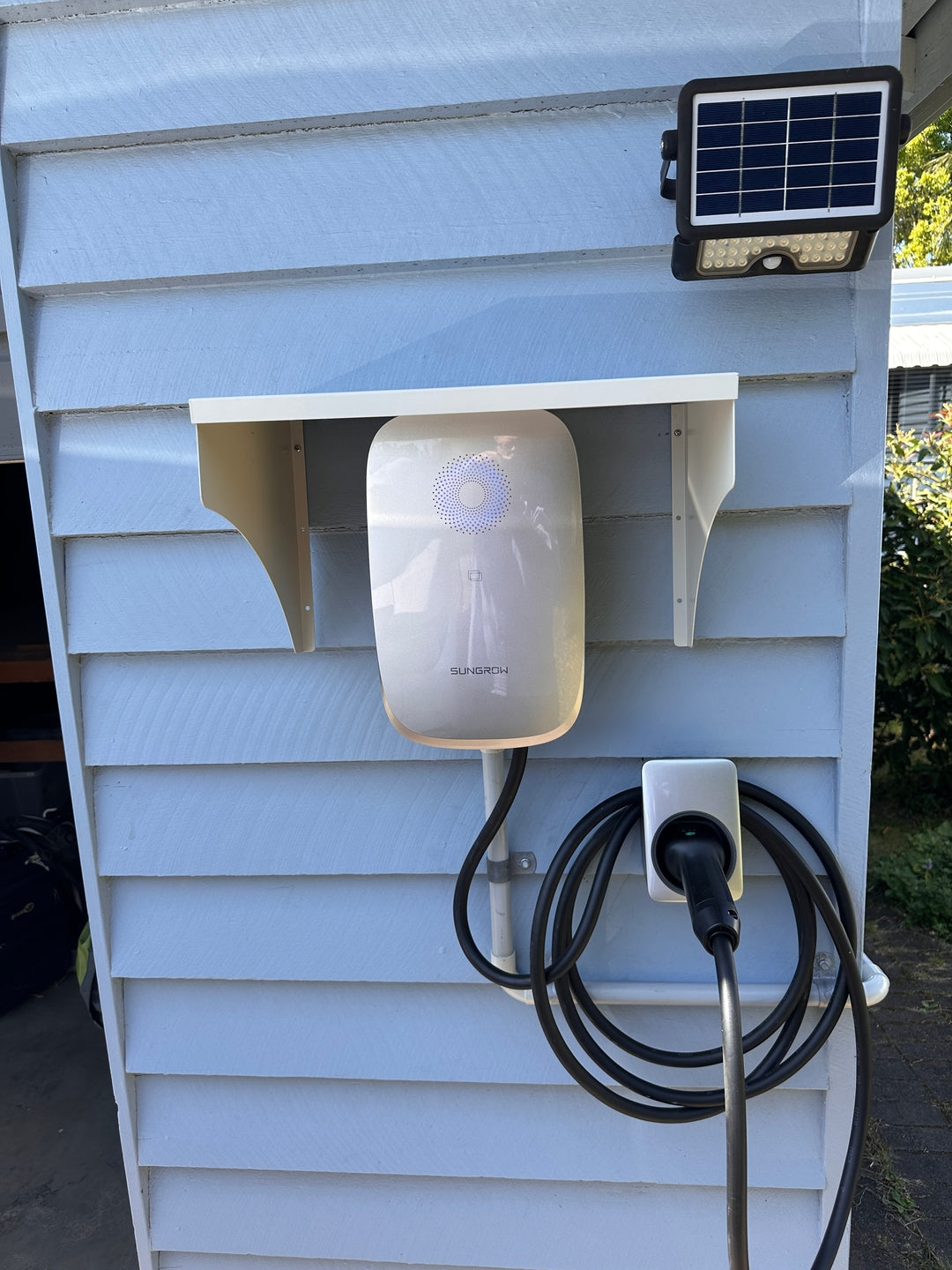 EV Charger Cover installed - customer photo