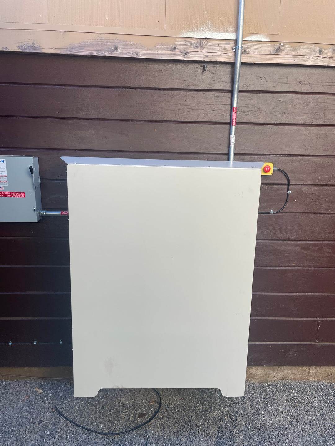 Large Solar Battery Cover installed - customer photo