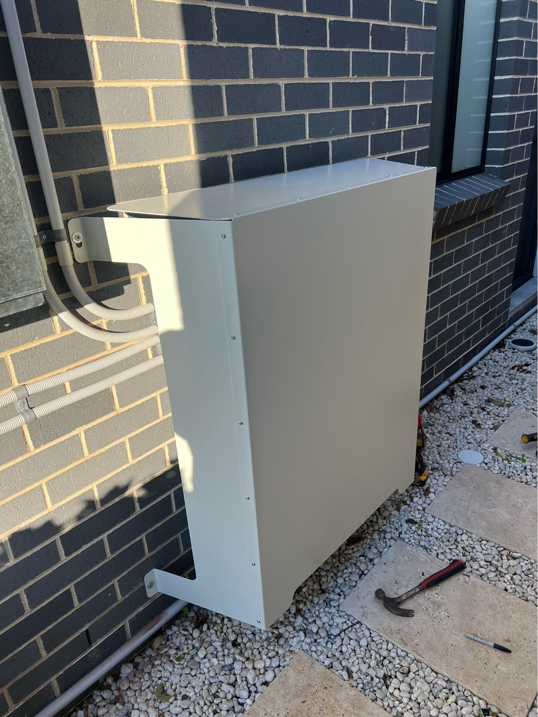 Large Solar Battery Cover installed - customer photo