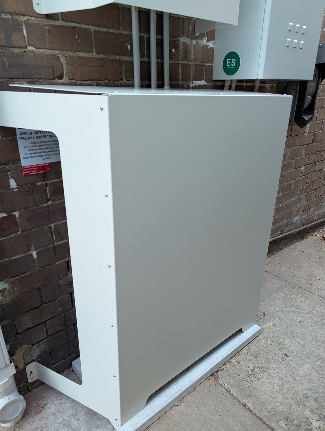 Large Solar Battery Cover installed - customer photo