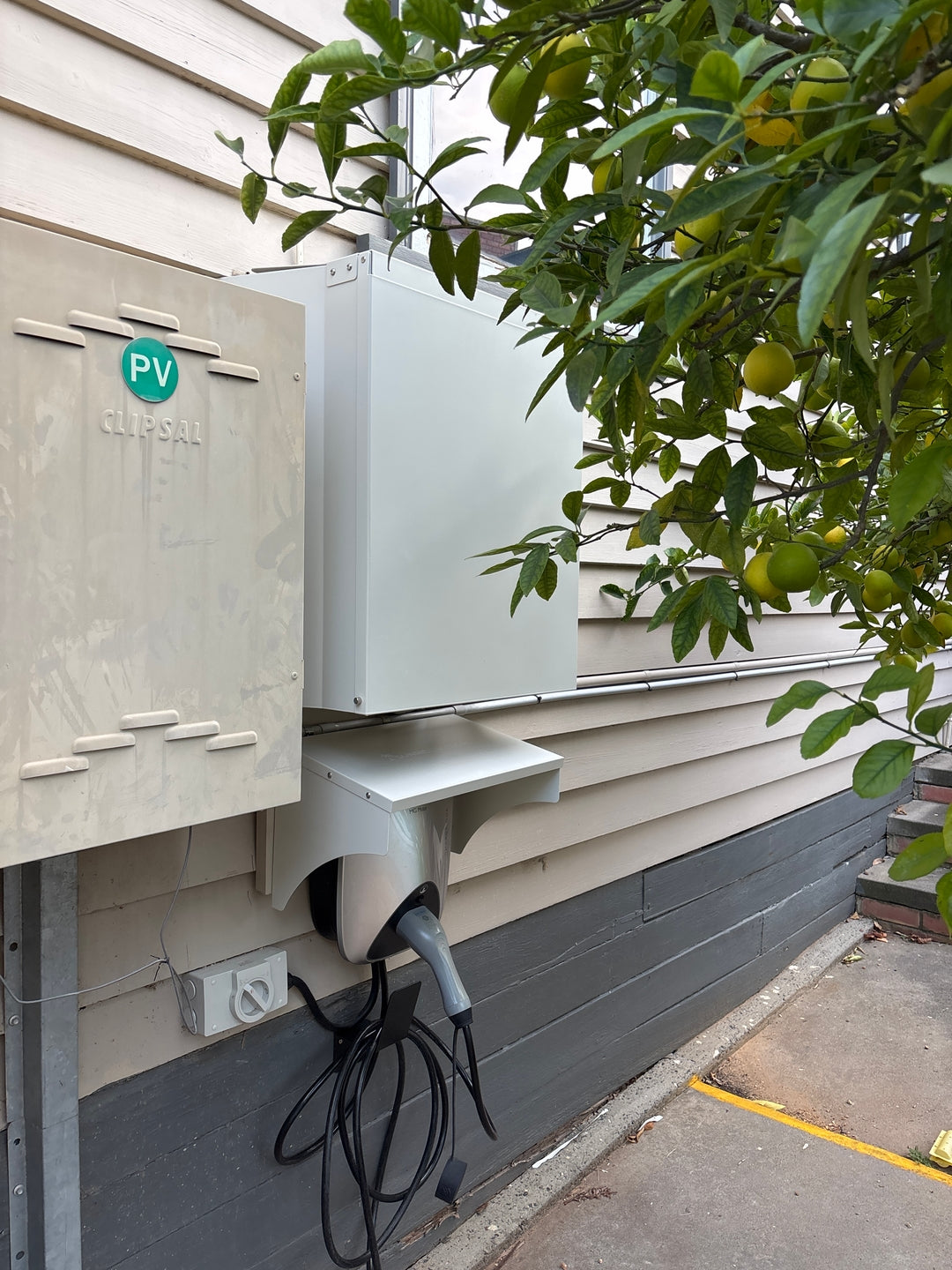Large Solar Inverter Cover installed - customer photo