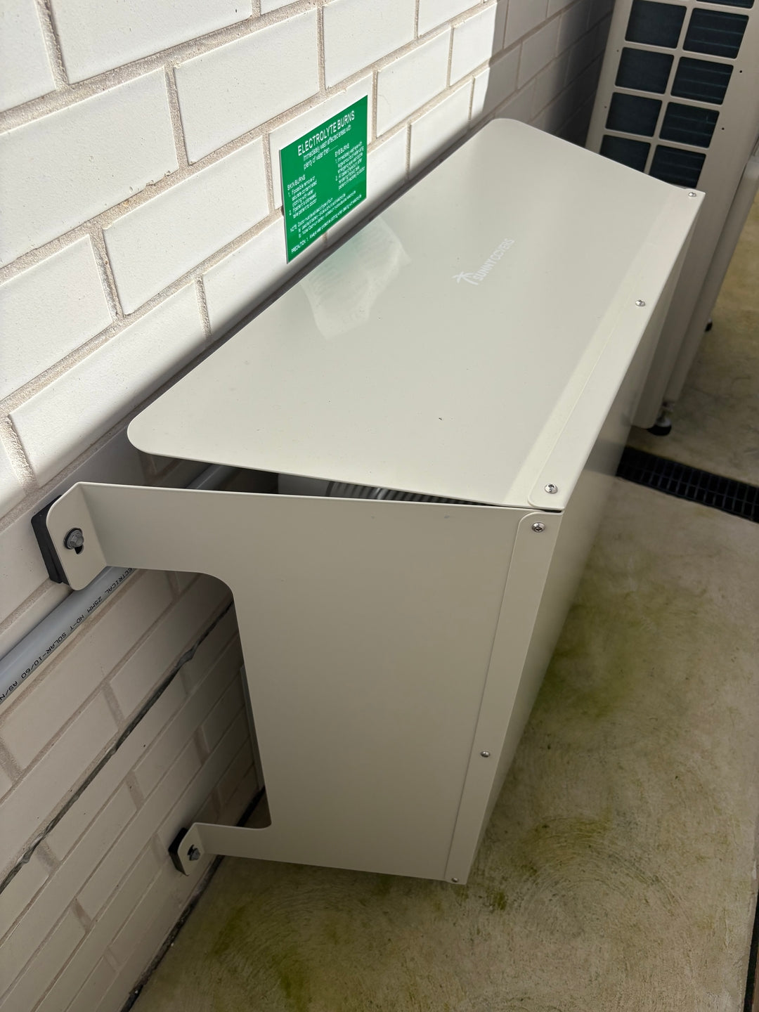Solar Battery Cover installed - customer photo