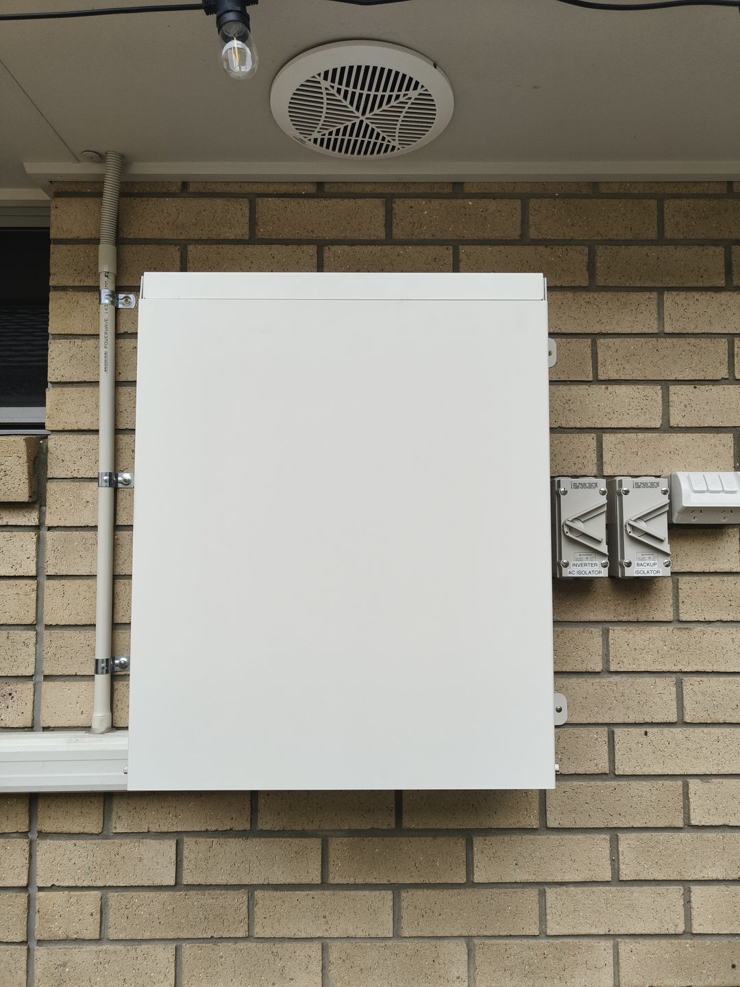 Solar Inverter Cover installed - customer photo