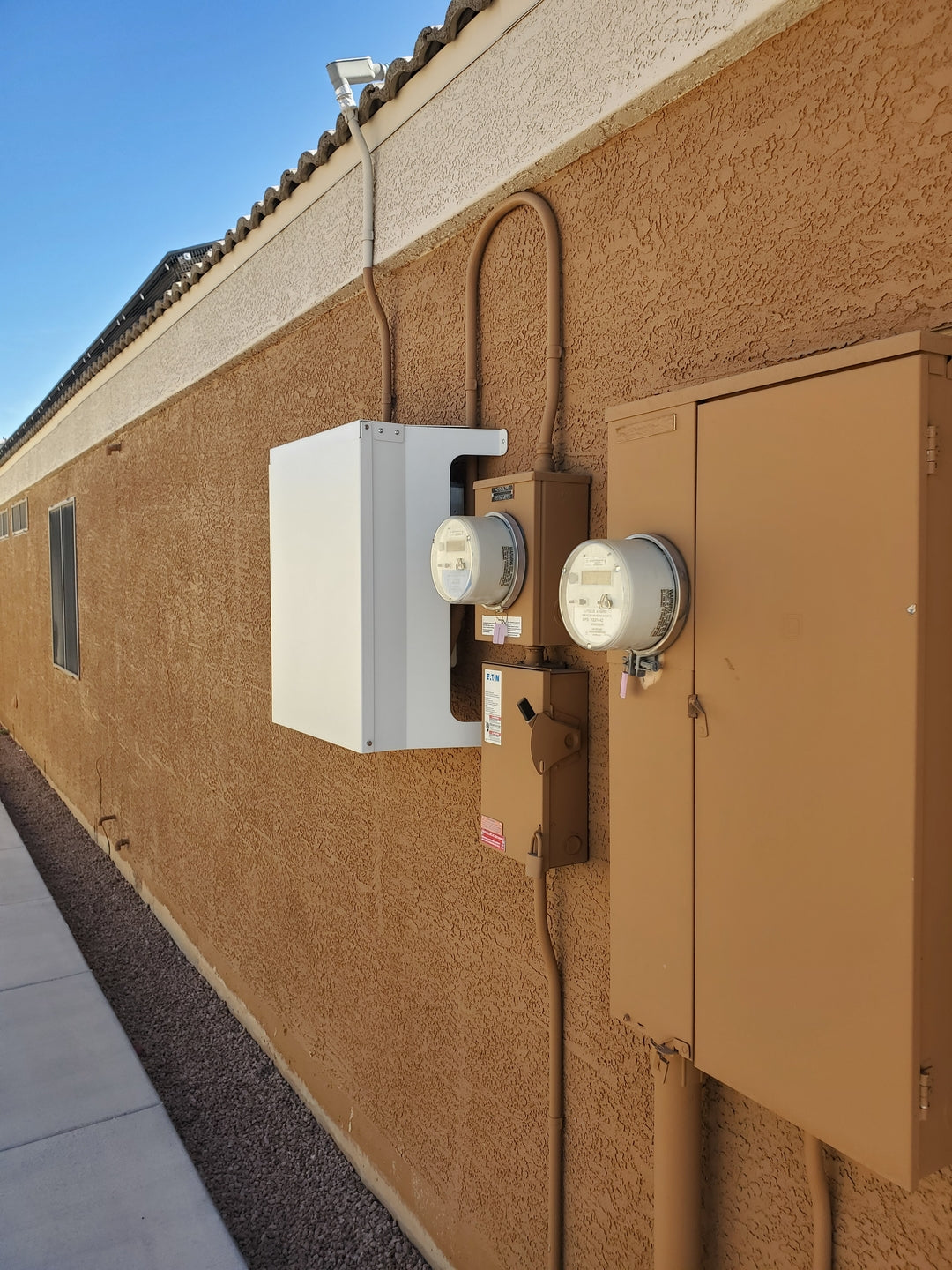 Solar Inverter Cover installed - customer photo