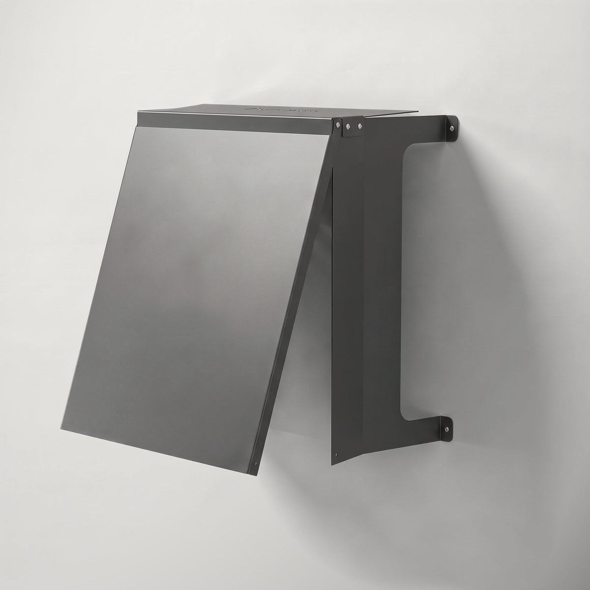 Large Solar Inverter Cover Open - Basalt