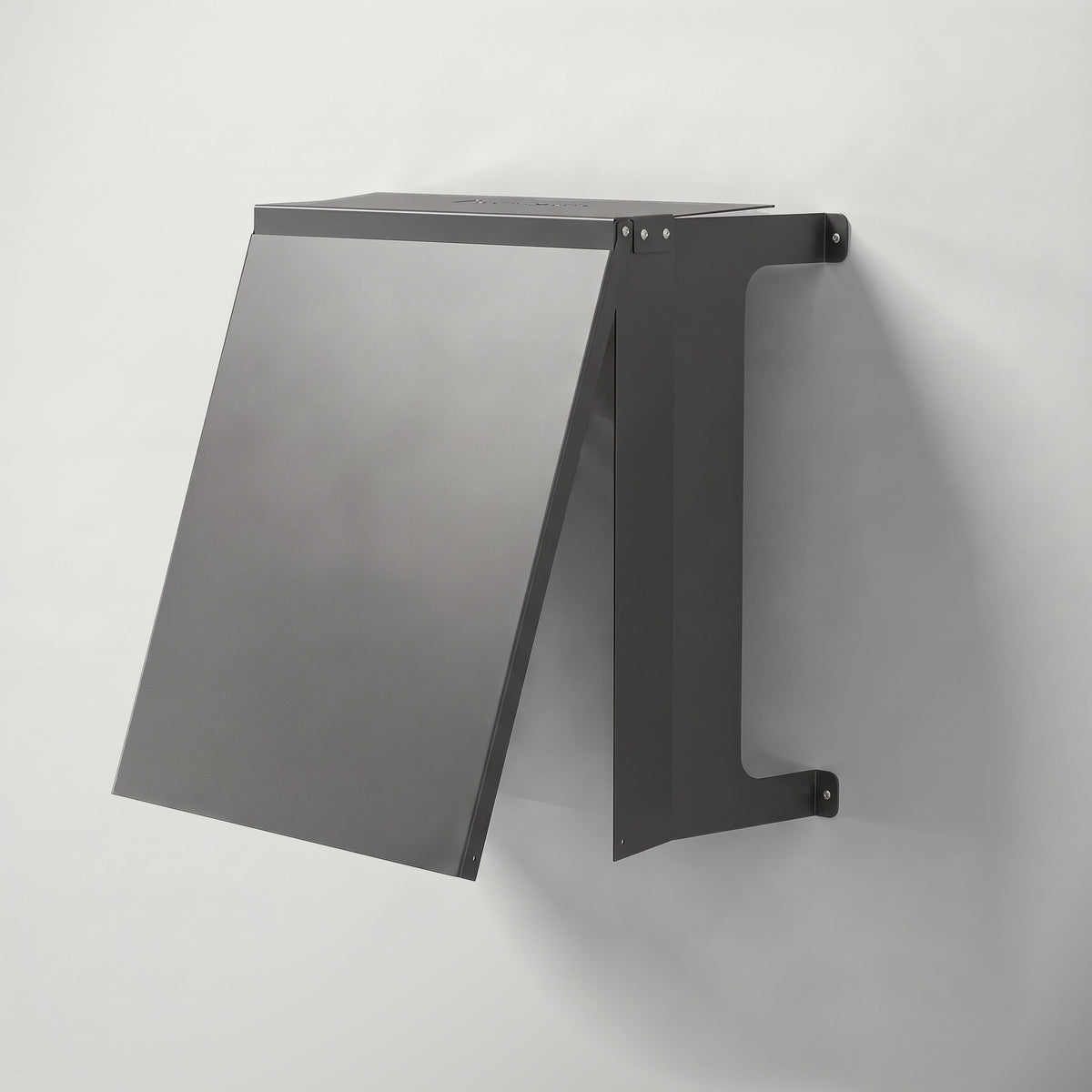 Solar Inverter Cover Open - Basalt